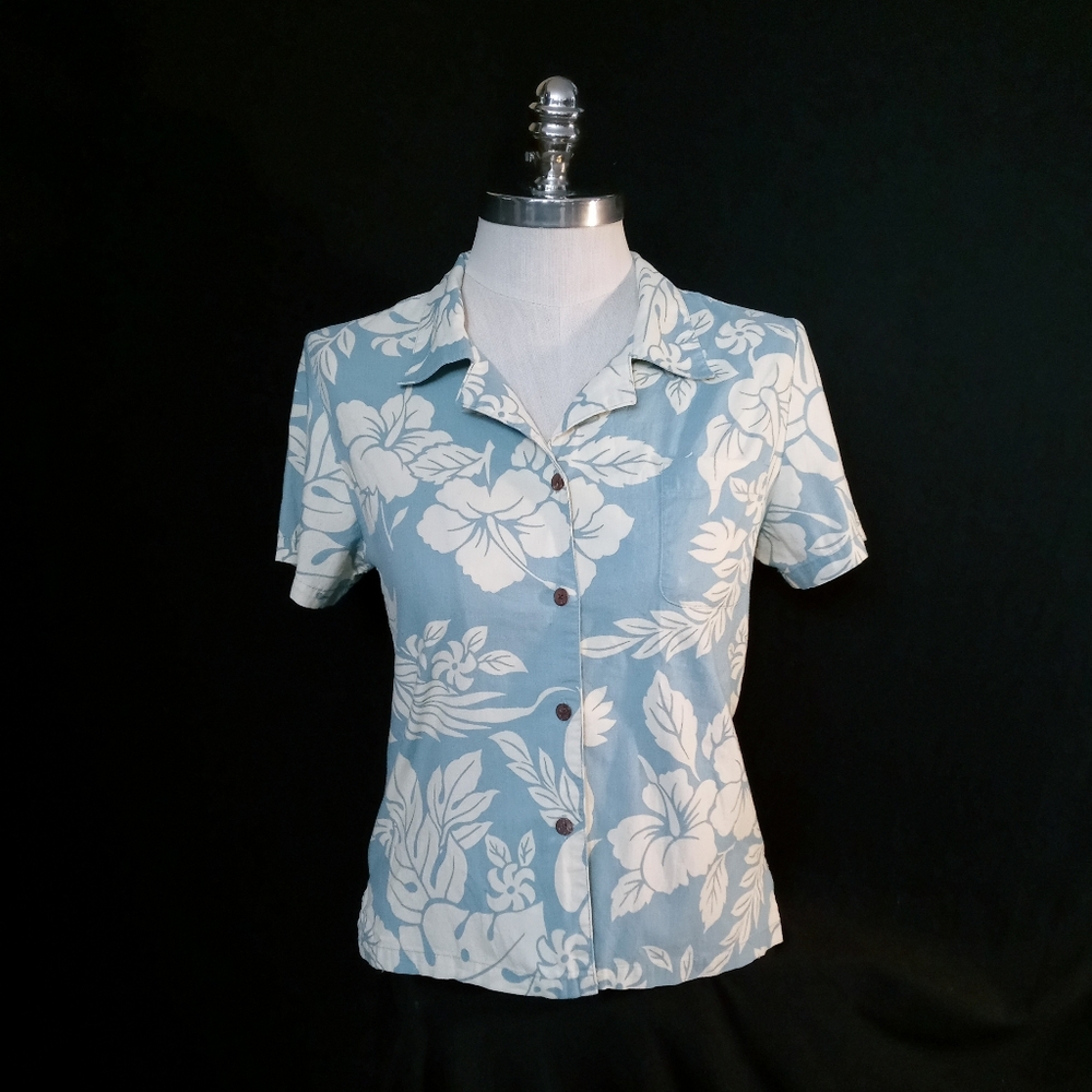 Joe Kealoha's by Reyn Spooner Hawaiian print shirt